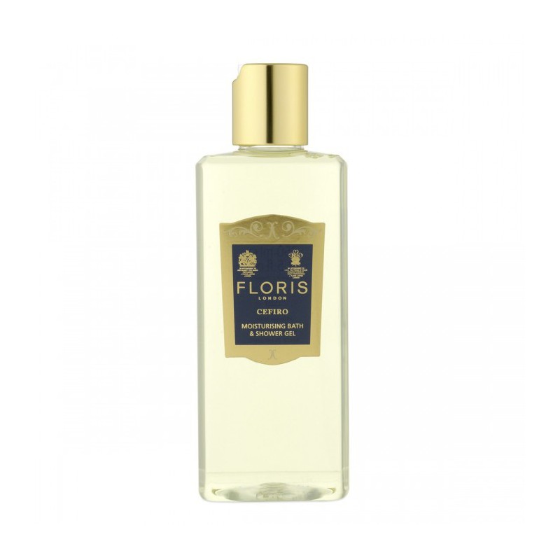 Cefiro shower gel 250 ml di Floris London è un bagnoschiuma delicato e idratante a base di olio di oliva.