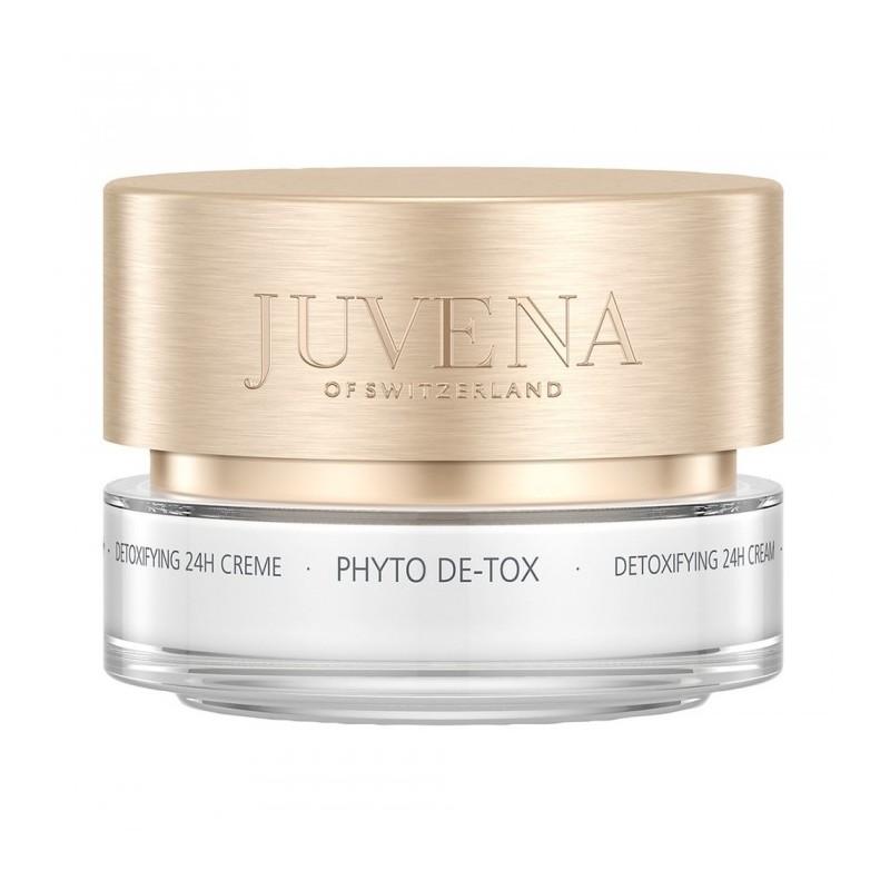 Phyto-de-tox  di Juvena è una crema detossinante con azione rivitalizzante particolarmente indicata su pelli stanche.